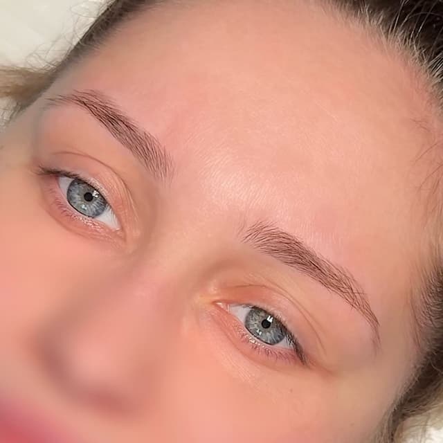 Sourcils naturels avant séance de microblading – Brows Signature, 2025.